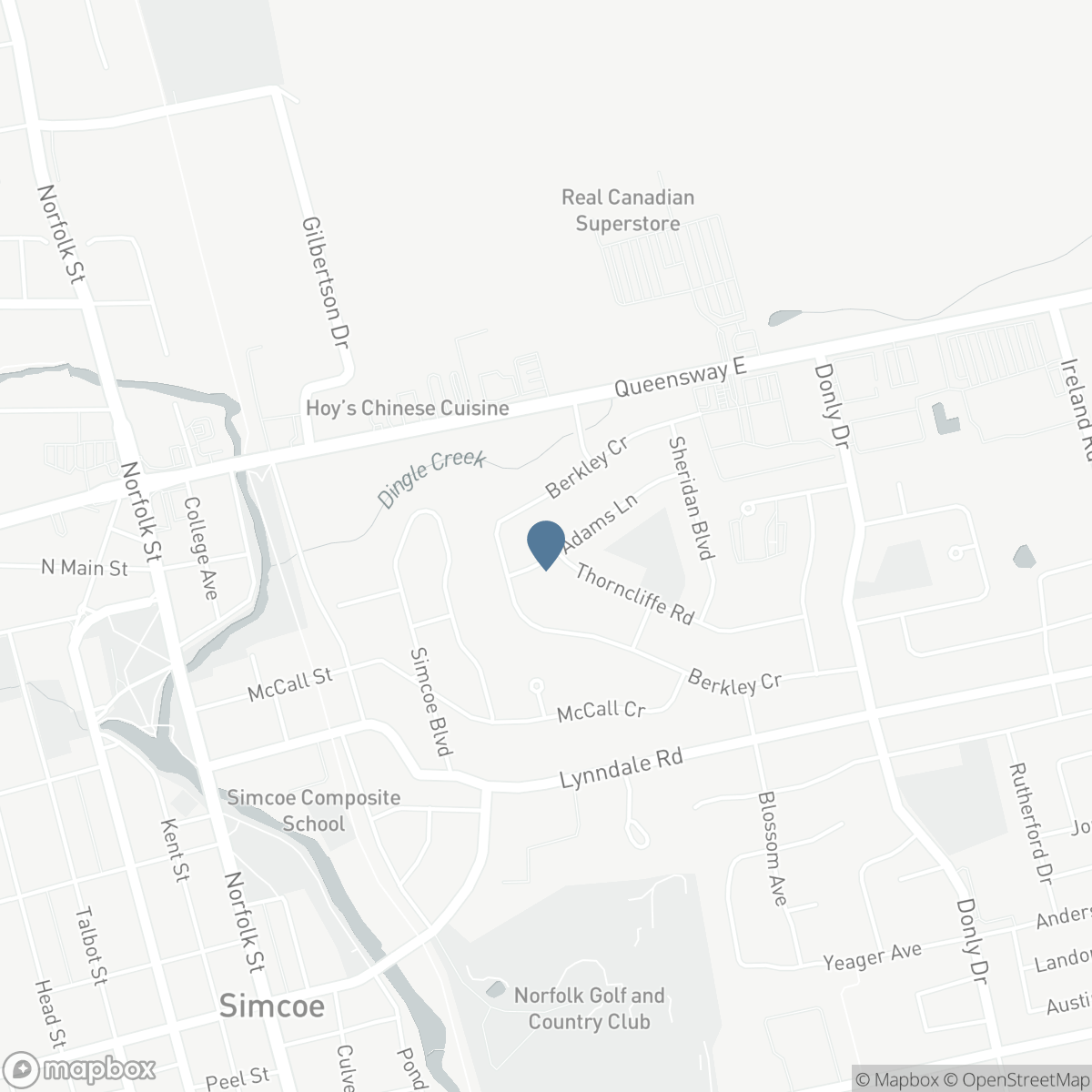 9 ADAMS Lane, Simcoe, Ontario N3Y 4P4